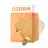 Osram Decor Flat Lamp In Metal Housing LED E27 Special Frosted Gold 3.5W 300lm - 827 Extra Warm White | Replaces 25W