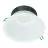 Philips LED Downlight Coreline DN142B Aluminium White 11W 1200lm 60D - 830 Warm White | Cutout 155mm - IP54 - White Reflector
